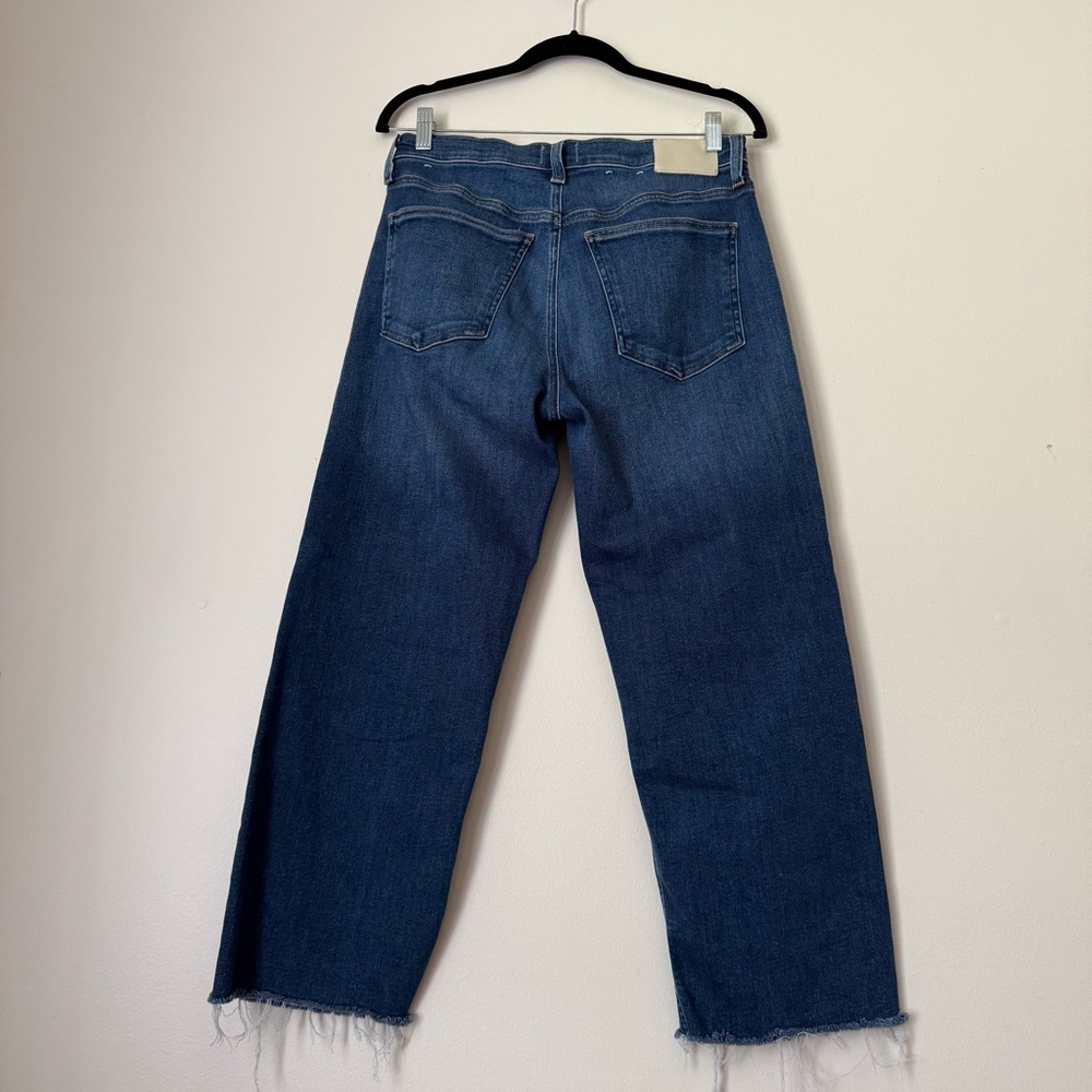 Citizen of Humanity Petite Palma Straight Raw Hem in Ambry mid denim wash, 29P - Picture 8 of 15